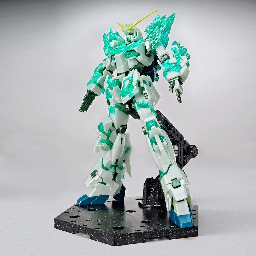 展場限定 萬代 鋼彈UC HG HGUC 1/144 結晶獨角獸 獨角獸鋼彈 獨角獸 光之結晶體 RX-0-細節圖5