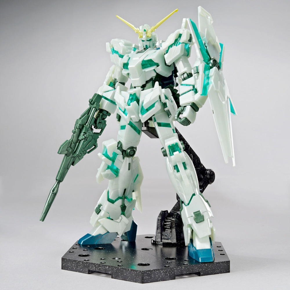 展場限定 萬代 鋼彈UC HG HGUC 1/144 結晶獨角獸 獨角獸鋼彈 獨角獸 光之結晶體 RX-0-細節圖7