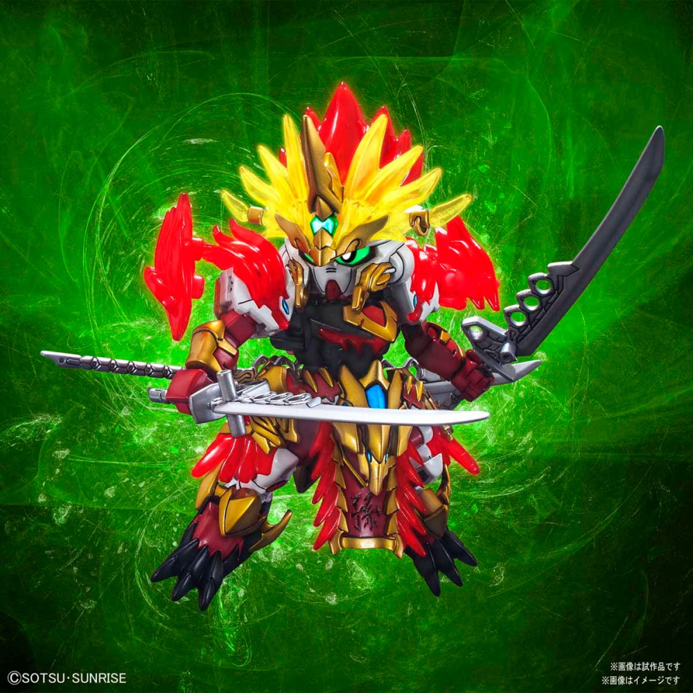 萬代 三國傳 三國創傑傳 群英集 SDW SD鋼彈 BB戰士 孫權 紅異端 紅異端鋼彈 紅色異端-細節圖3