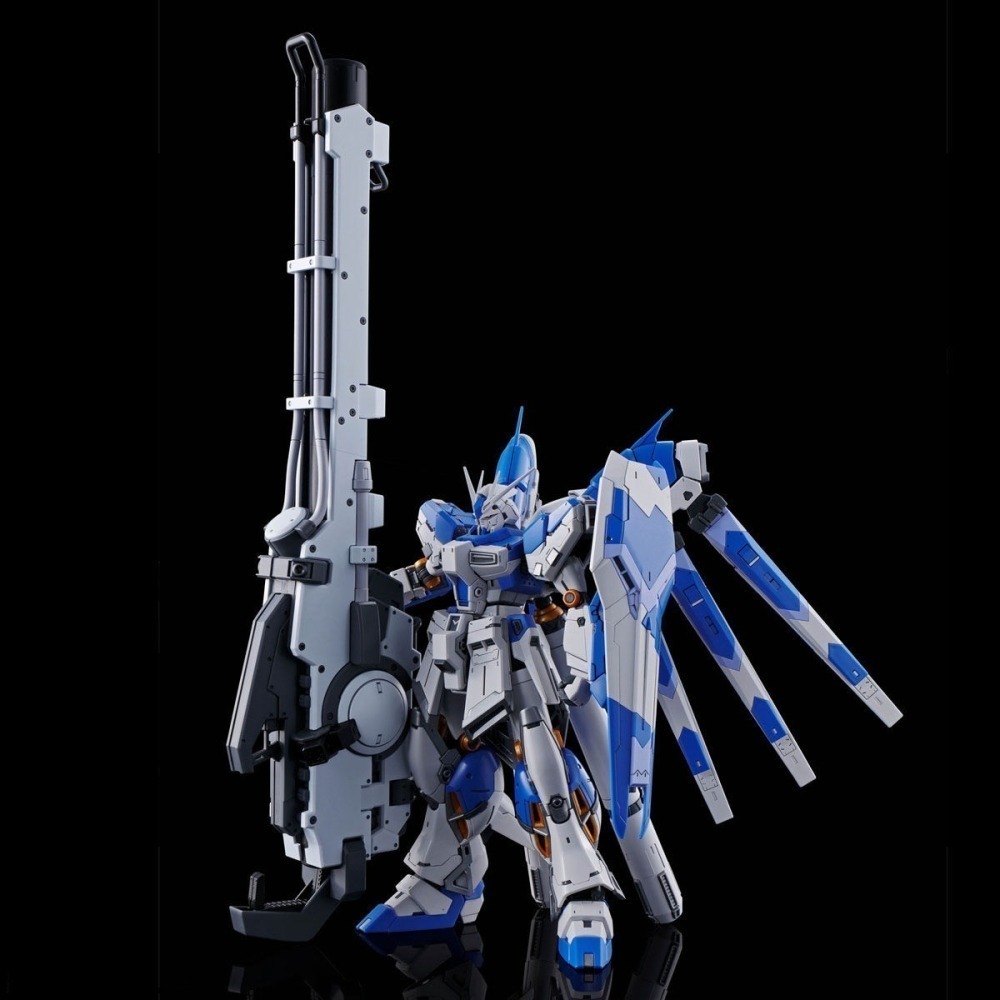 套組合售 萬代 鋼彈UC RG 1/144 RX-93 Hi-Nu鋼彈 MEGA炮 MEGA砲 火箭巨砲 海牛-細節圖2