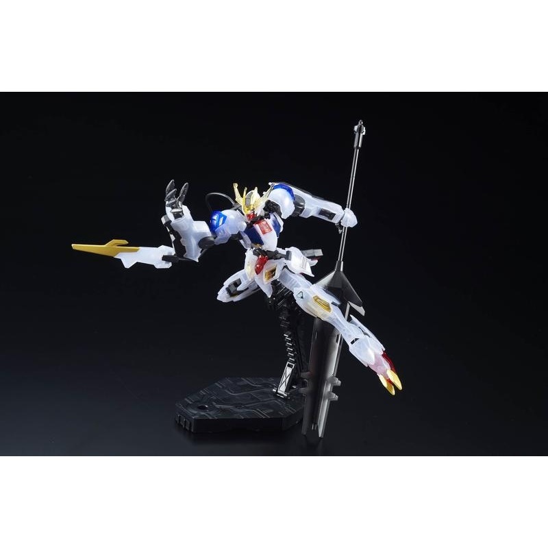 展場限定 萬代 鐵血的孤兒 HG 1/144 天狼王 狼王 獵魔鋼彈 彩透版 Barbatos Lups Rex-細節圖4