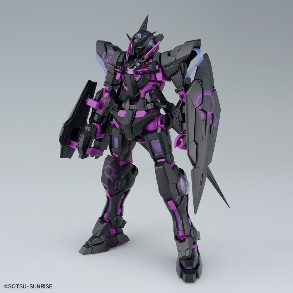 展場限定 萬代 鋼彈OO MG 1/100 能天使 再循環配色 霓虹紫 再生材料 剎那 Exia 天上人 GN-001-細節圖2