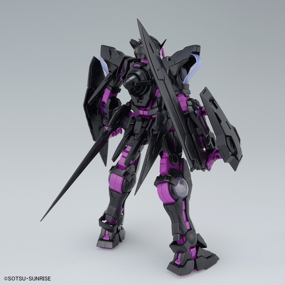 展場限定 萬代 鋼彈OO MG 1/100 能天使 再循環配色 霓虹紫 再生材料 剎那 Exia 天上人 GN-001-細節圖3