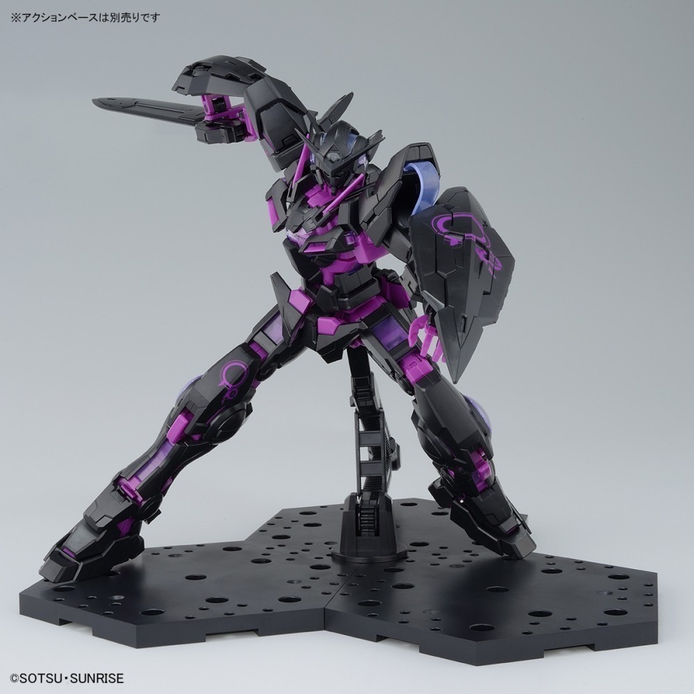 展場限定 萬代 鋼彈OO MG 1/100 能天使 再循環配色 霓虹紫 再生材料 剎那 Exia 天上人 GN-001-細節圖4