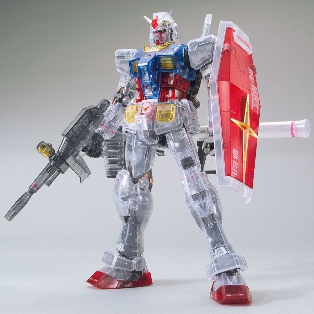 展場限定 鋼彈基地 萬代 鋼彈UC MG 1/100 初鋼3.0 鋼彈 初代鋼彈 RX-78-2 RX-78 彩透版-細節圖3