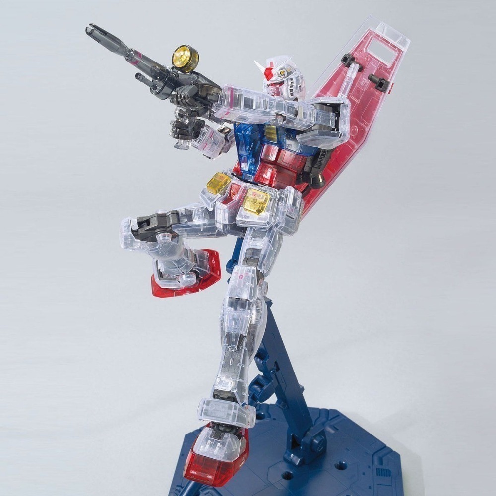 展場限定 鋼彈基地 萬代 鋼彈UC MG 1/100 初鋼3.0 鋼彈 初代鋼彈 RX-78-2 RX-78 彩透版-細節圖5