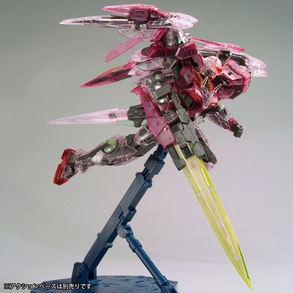 展場限定 鋼彈基地 萬代 鋼彈OO MG 1/100 OO-RAISER TRANS-AM OOR 00R 彩透版-細節圖6