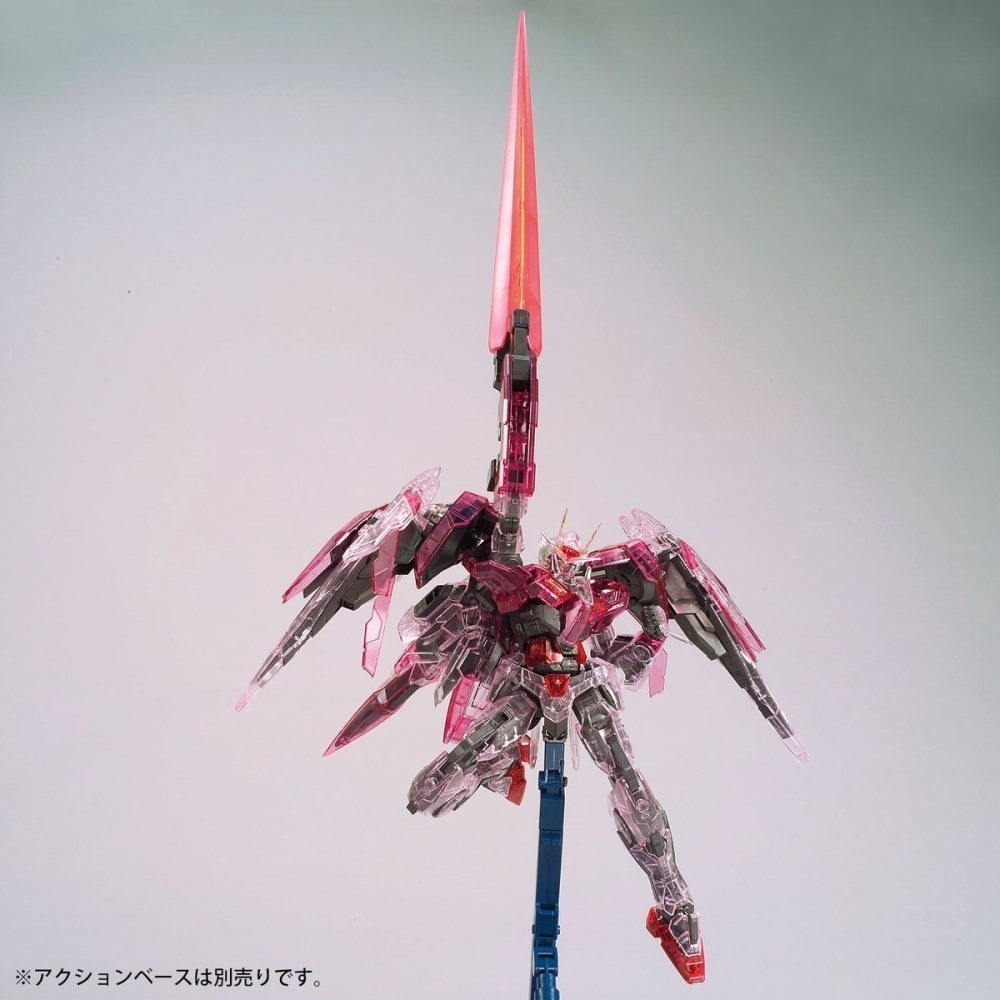 展場限定 鋼彈基地 萬代 鋼彈OO MG 1/100 OO-RAISER TRANS-AM OOR 00R 彩透版-細節圖8