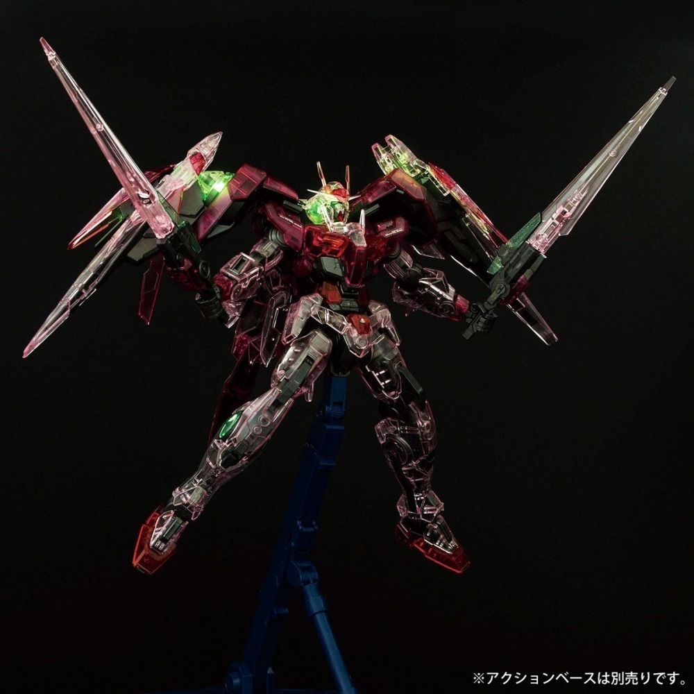 展場限定 鋼彈基地 萬代 鋼彈OO MG 1/100 OO-RAISER TRANS-AM OOR 00R 彩透版-細節圖9