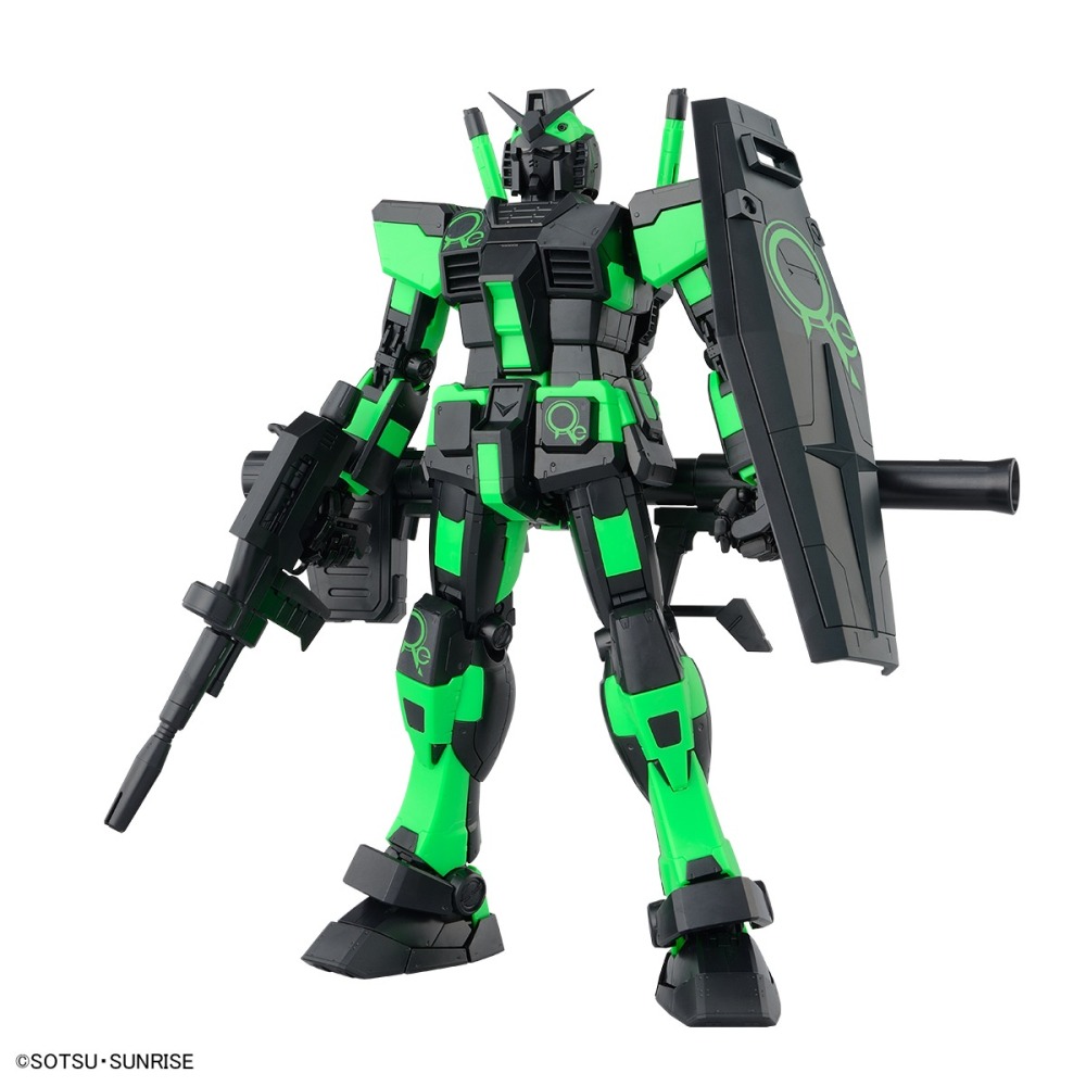 展場限定 萬代 鋼彈UC MG 1/100 初鋼3.0 鋼彈 初代鋼彈 RX-78-2 再循環配色 霓虹綠 再生材料-細節圖2