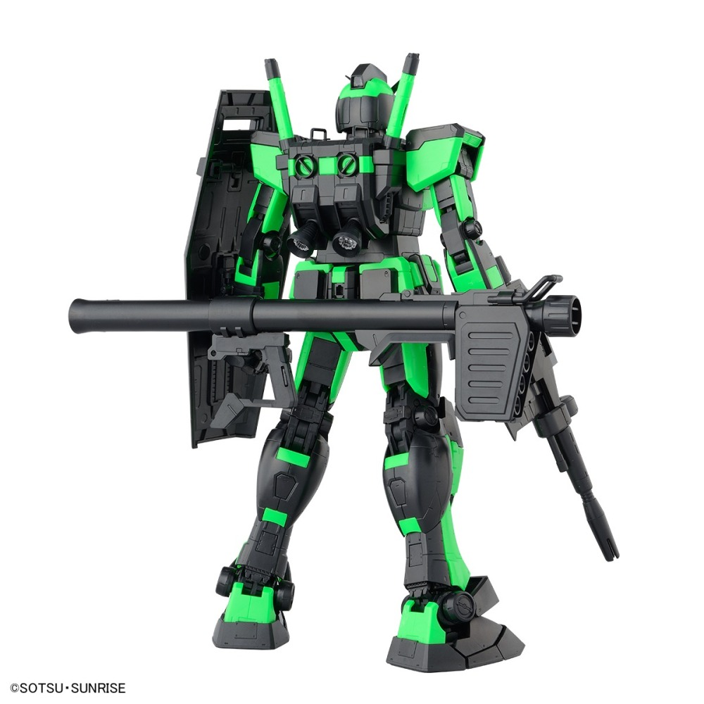 展場限定 萬代 鋼彈UC MG 1/100 初鋼3.0 鋼彈 初代鋼彈 RX-78-2 再循環配色 霓虹綠 再生材料-細節圖3