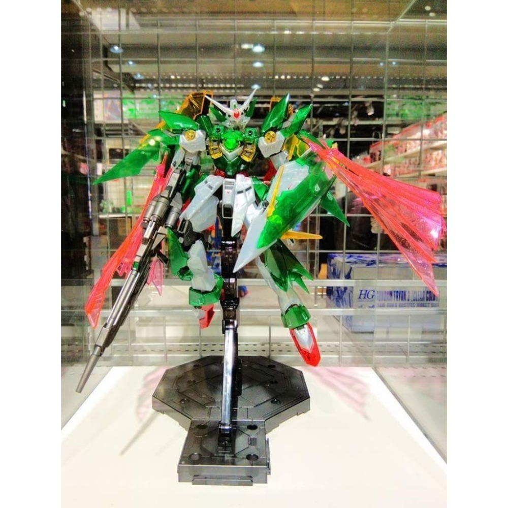 展場限定 萬代 鋼彈創鬥者 MG 1/100 重生鳳凰 新生鳳凰 飛翼鳳凰 鳳凰鋼彈 飛翼鋼彈 彩透版 Fenice-細節圖3