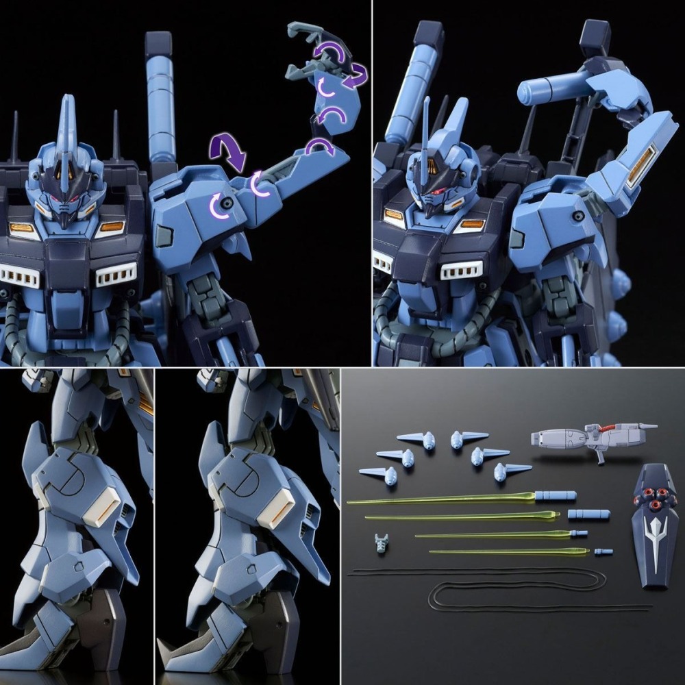 PB限定 萬代 鋼彈UC HG HGUC 1/144 死亡騎士 蒼白騎士灰騎士 HADES TODESRITTER-細節圖10