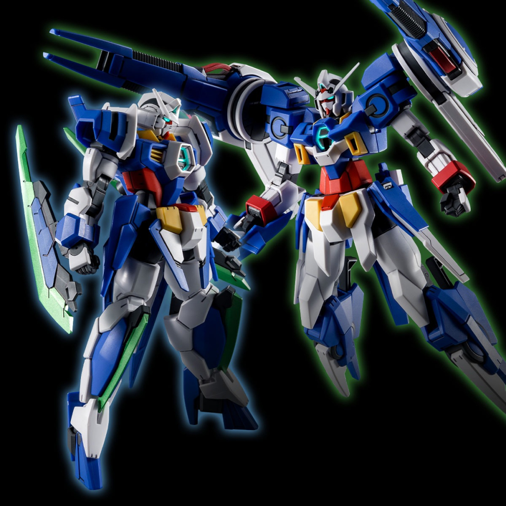 PB限定 萬代 鋼彈AGE HG 1/144 AGE-1 剃刀型 AGE-2 獵神型 同捆套組-細節圖2