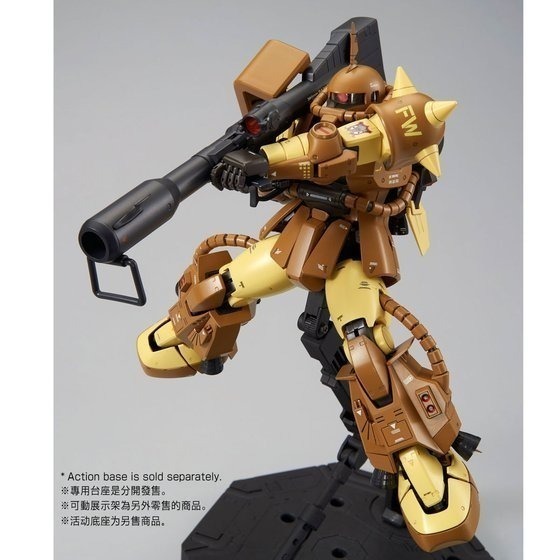 PB限定 萬代 鋼彈UC MG 1/100 王牌機 薩克 高機動薩克 高機動型薩克 正也 中川 Zaku-細節圖7