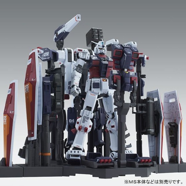 PB限定 萬代 雷霆宙域戰線 MG 1/100 全裝甲型鋼彈 全裝甲鋼彈 裝甲整備架 擴充套件 擴充包 FA-78-細節圖4