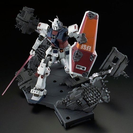 PB限定 萬代 鋼彈UC 雷霆宙域 MG 1/100 全裝甲型鋼彈 全裝甲鋼彈 最後決戰 最終決戰 Ka 戰損版-細節圖5