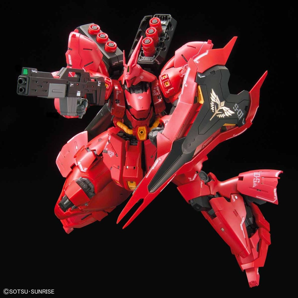 萬代 鋼彈UC 逆襲的夏亞 RG 1/144 29 沙薩比 沙撒比 SAZABI 紅色彗星 夏亞 卡斯巴爾 新吉翁-細節圖6