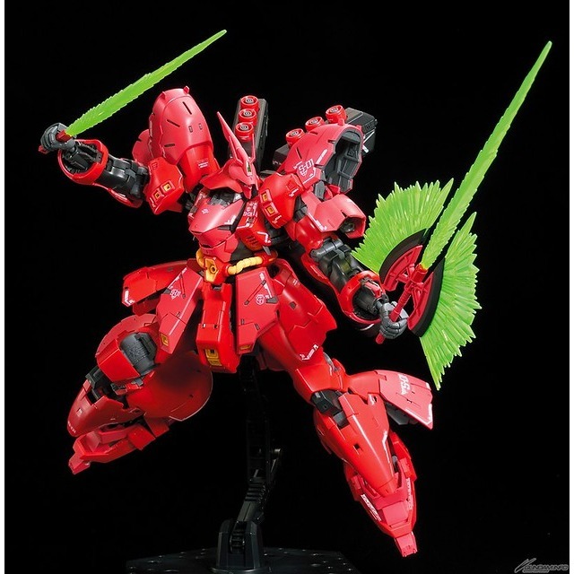 萬代 鋼彈UC 逆襲的夏亞 RG 1/144 29 沙薩比 沙撒比 SAZABI 紅色彗星 夏亞 卡斯巴爾 新吉翁-細節圖8