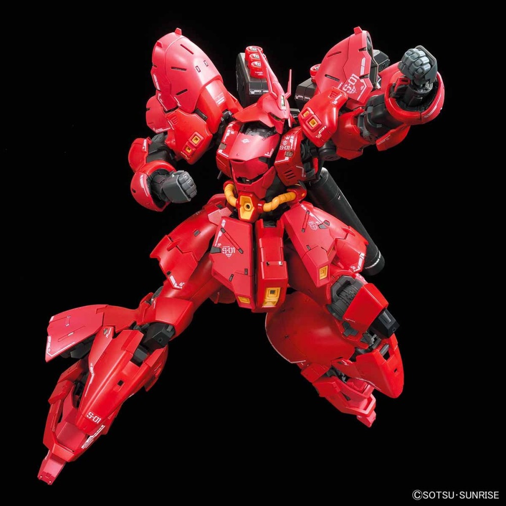 萬代 鋼彈UC 逆襲的夏亞 RG 1/144 29 沙薩比 沙撒比 SAZABI 紅色彗星 夏亞 卡斯巴爾 新吉翁-細節圖9