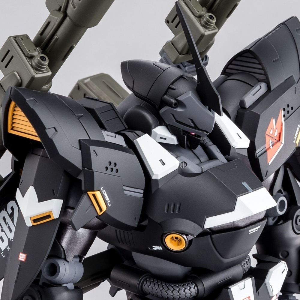 PB限定 萬代 鋼彈創鬥者 MG 1/100 重裝型肯普法 肯普法 重裝型 漆黑肯普法 黑色肯普法 KAMPFER-細節圖5