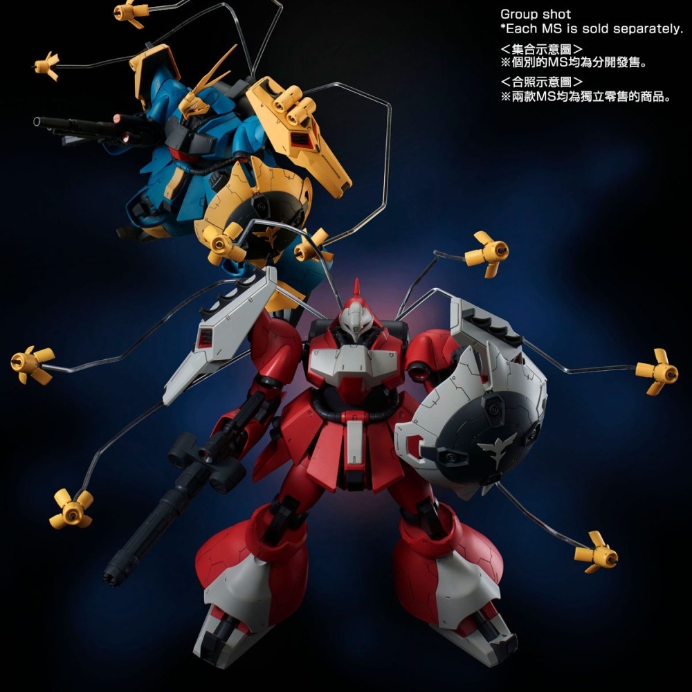 PB限定 萬代 鋼彈UC 逆襲的夏亞 RE 1/100 亞克托・德卡 葵絲 專用機 紅鸚鵡-細節圖10