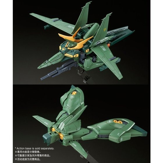 PB限定 萬代 鋼彈ZZ RE 1/100 巴烏量產型 量產型巴烏 巴烏 綠巴烏 Rebawoo-細節圖10