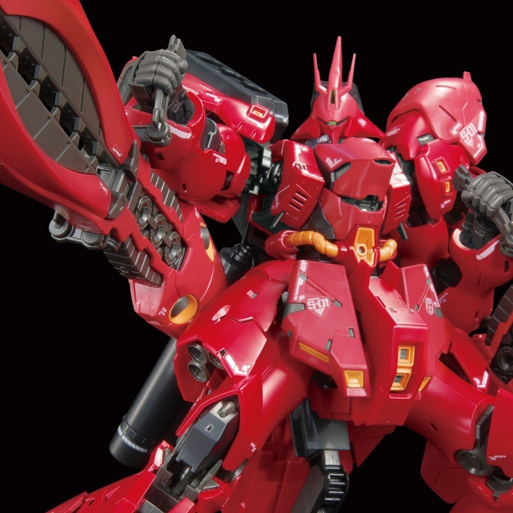 PB限定 福岡限定 萬代 鋼彈UC 逆襲的夏亞 RG 1/144 沙薩比 沙撒比 雙角型感應砲 Sazabi-細節圖5