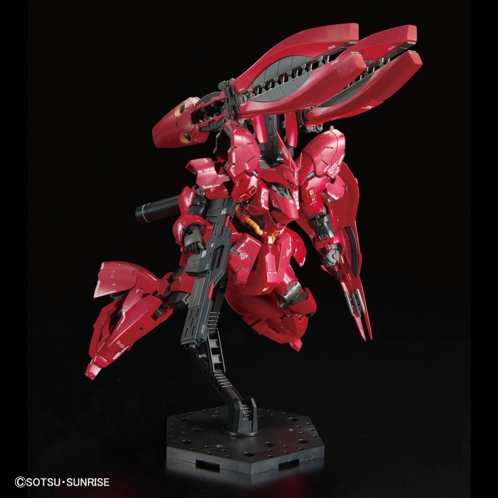 PB限定 福岡限定 萬代 鋼彈UC 逆襲的夏亞 RG 1/144 沙薩比 沙撒比 雙角型感應砲 Sazabi-細節圖6