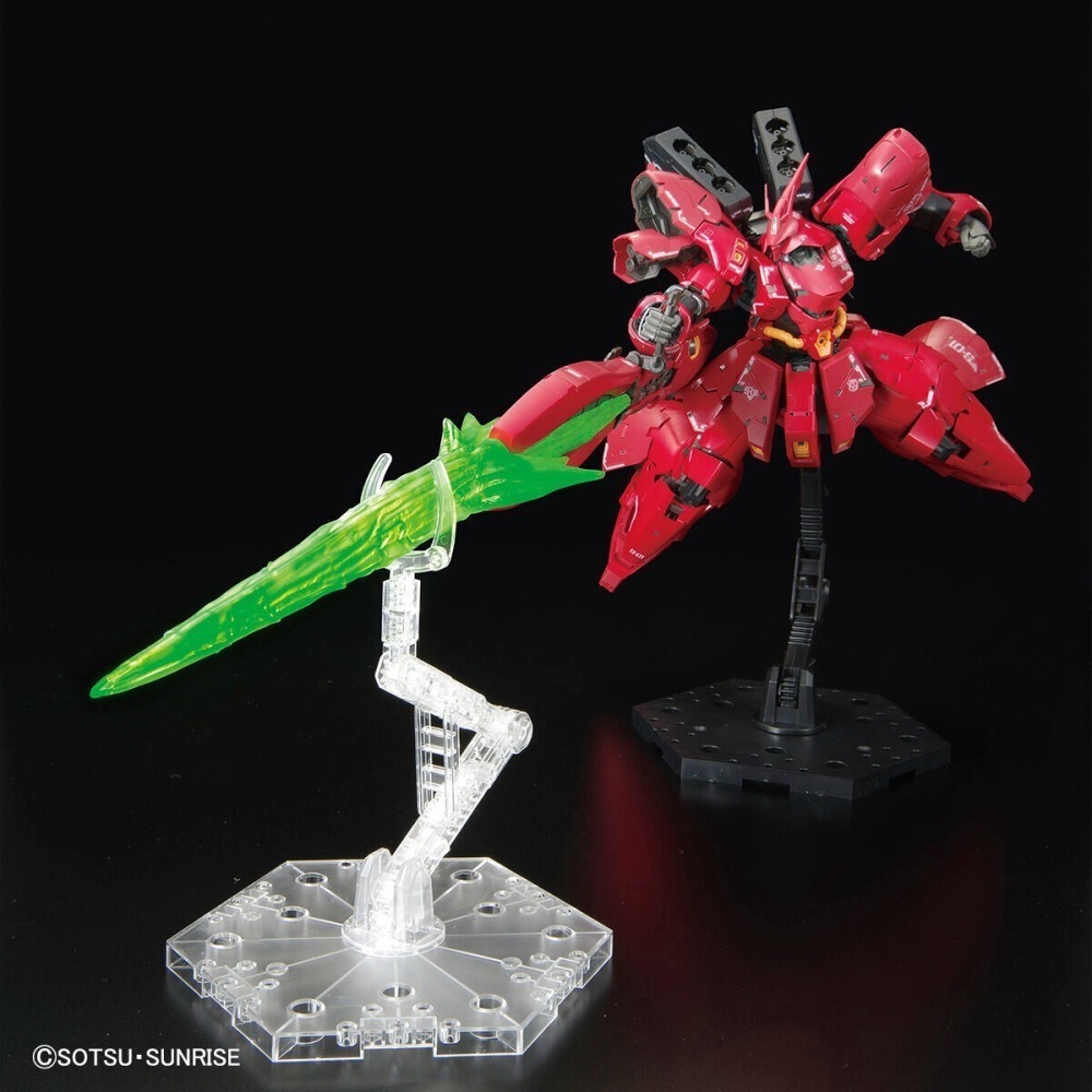 PB限定 福岡限定 萬代 鋼彈UC 逆襲的夏亞 RG 1/144 沙薩比 沙撒比 雙角型感應砲 Sazabi-細節圖7