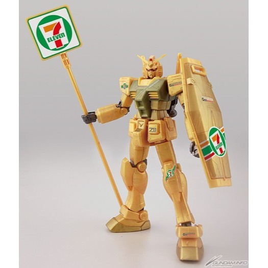 7-ELEVEN 7-11限定 萬代 鋼彈UC HG HGUC 1/144 初鋼 初代鋼彈 限定金色 RX-78-2-細節圖3