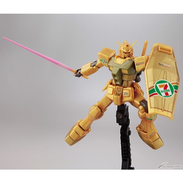 7-ELEVEN 7-11限定 萬代 鋼彈UC HG HGUC 1/144 初鋼 初代鋼彈 限定金色 RX-78-2-細節圖9