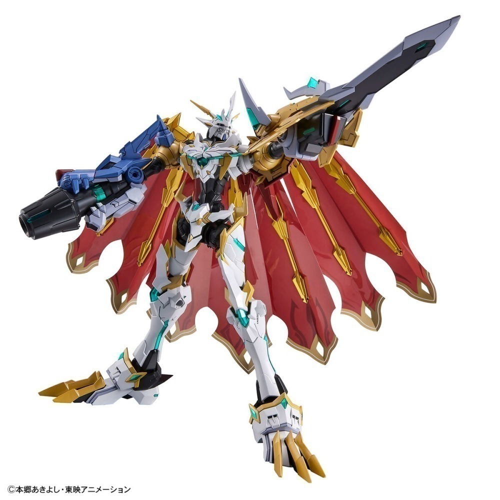 萬代 Figure-rise Standard FRS 數碼寶貝 奧米加獸 X抗體 增幅版 戰鬥暴龍獸 鋼鐵加魯魯獸-細節圖7