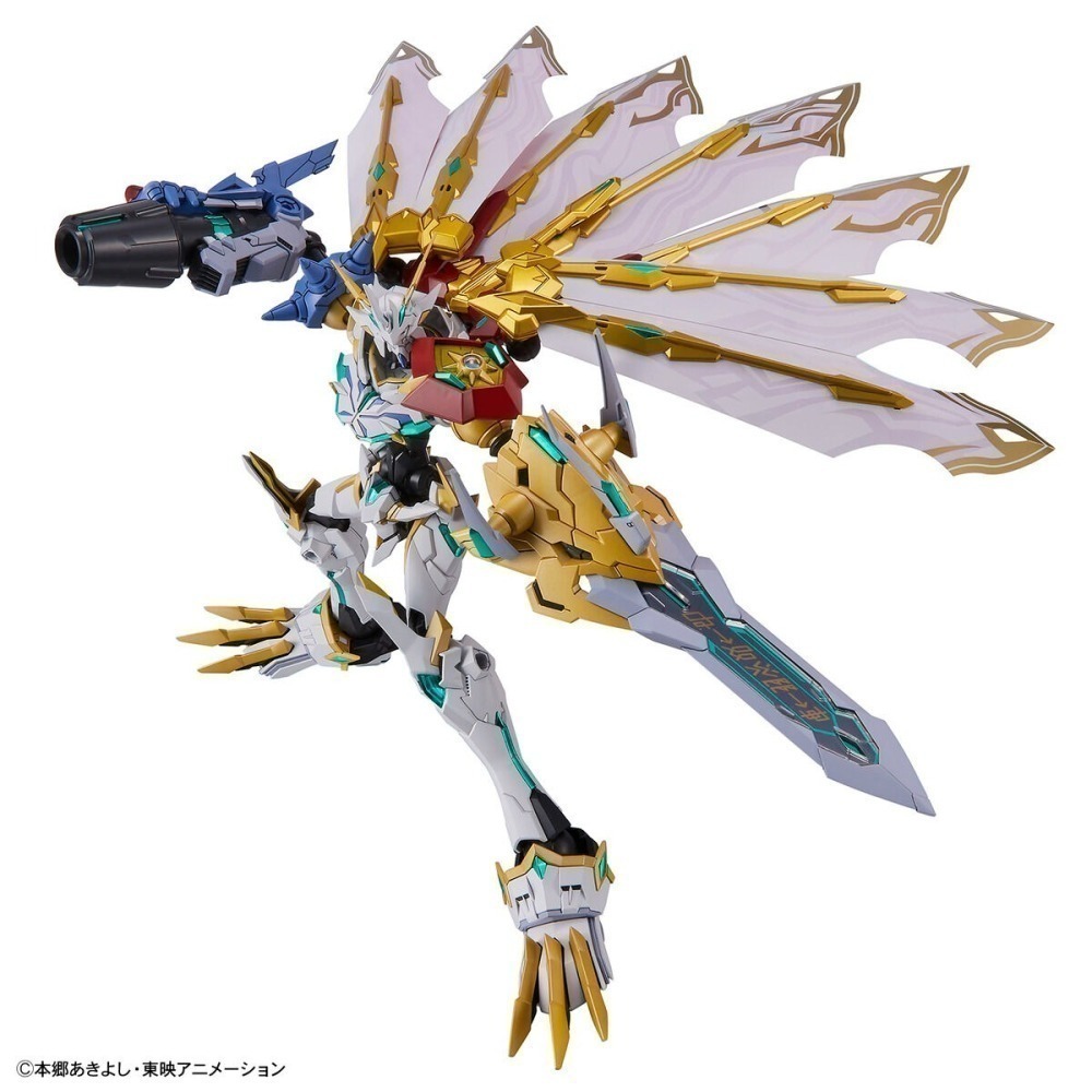萬代 Figure-rise Standard FRS 數碼寶貝 奧米加獸 X抗體 增幅版 戰鬥暴龍獸 鋼鐵加魯魯獸-細節圖8