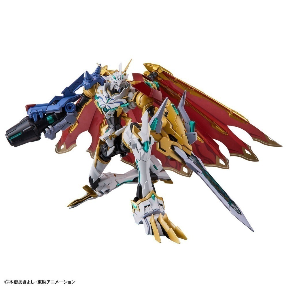 萬代 Figure-rise Standard FRS 數碼寶貝 奧米加獸 X抗體 增幅版 戰鬥暴龍獸 鋼鐵加魯魯獸-細節圖10