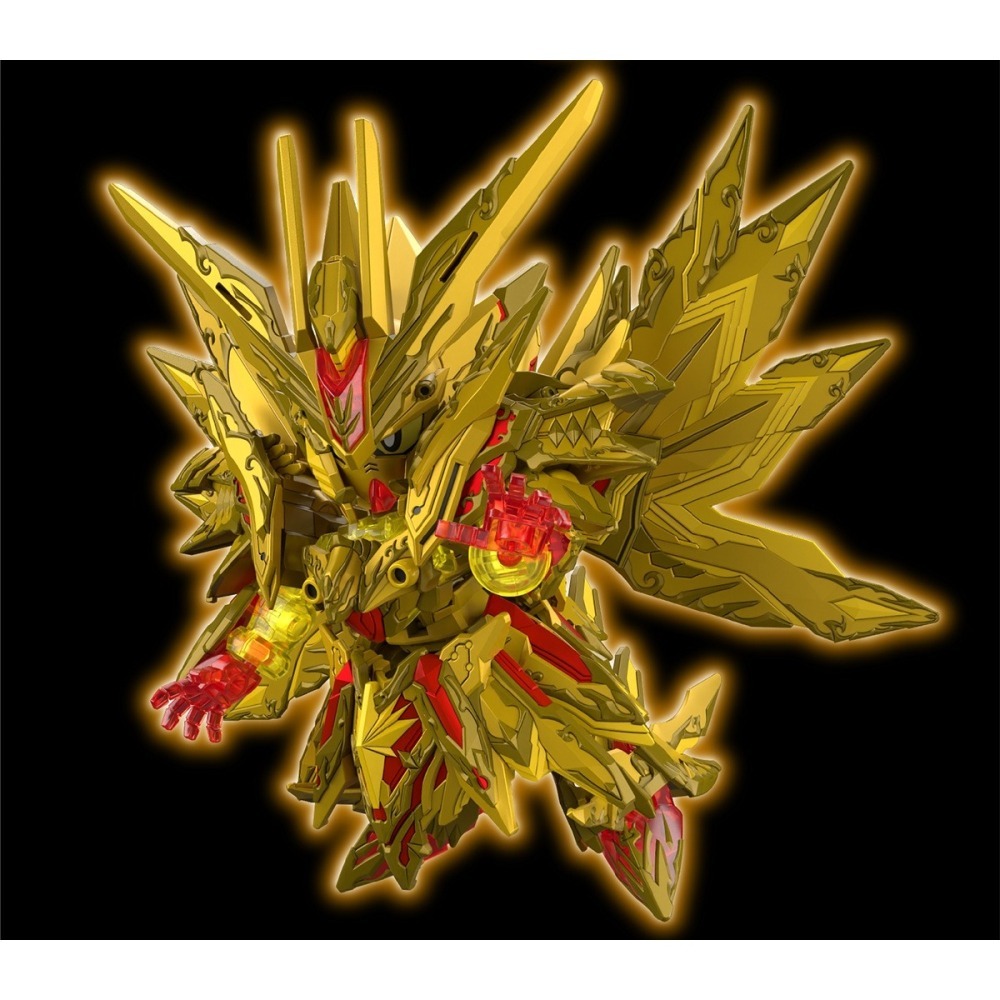 萬代 SD鋼彈世界 群英集 SDW SD鋼彈 BB戰士 攻擊自由光之聖龍 攻擊自由 黃金究極形態-細節圖7