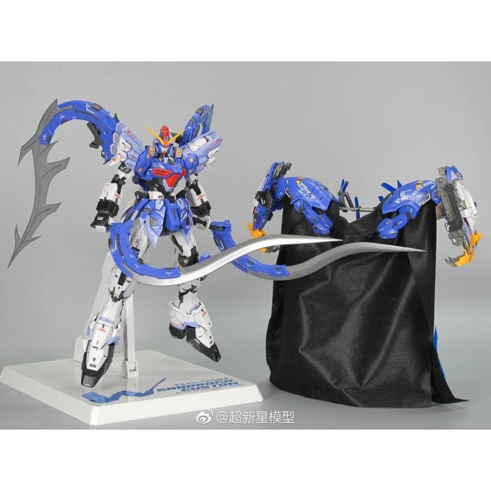 初回限定 超新星 鋼彈W 無盡的華爾滋 MG 1/100 沙漠鋼彈EW 披風沙漠 沙漠 卡爾特 Sandrock-細節圖10