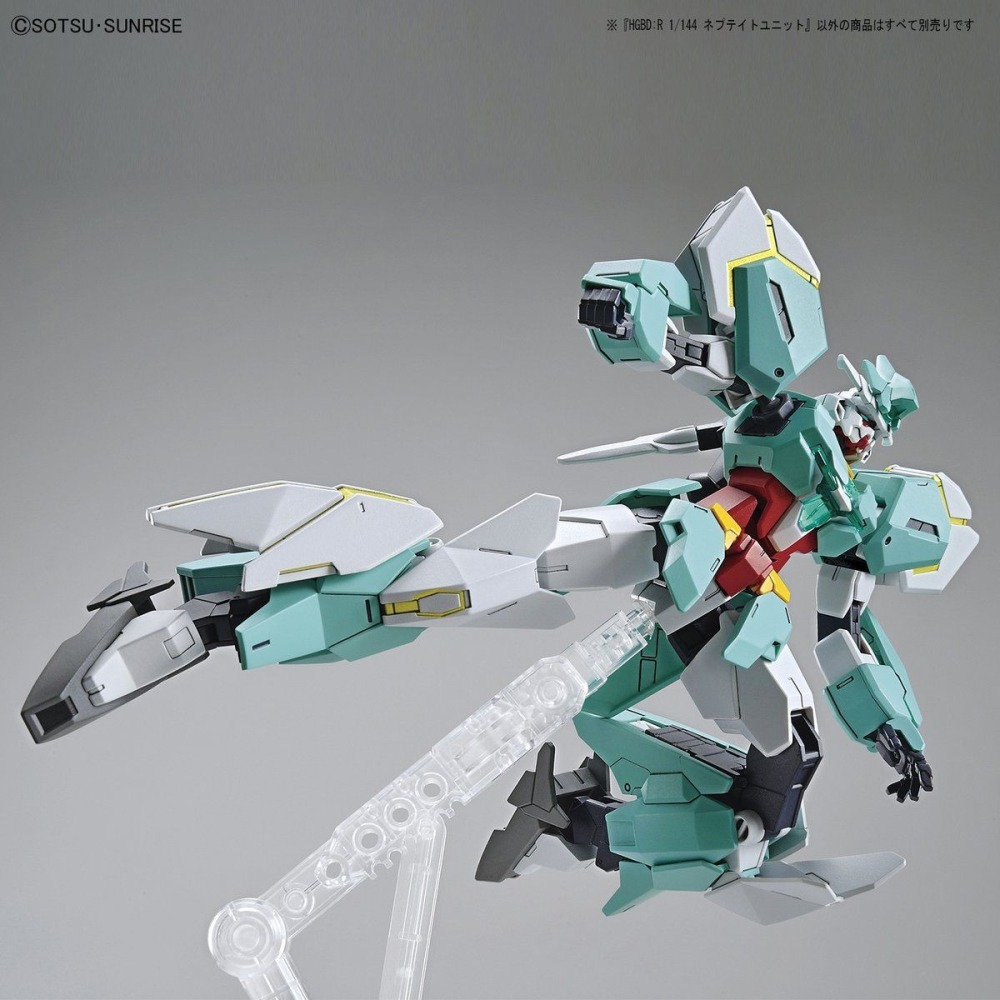 萬代 鋼彈創鬥者 潛網大戰 HG HGBD 1/144 海王星8式 裝甲包 武器包 天王星7式 核心鋼彈-細節圖3