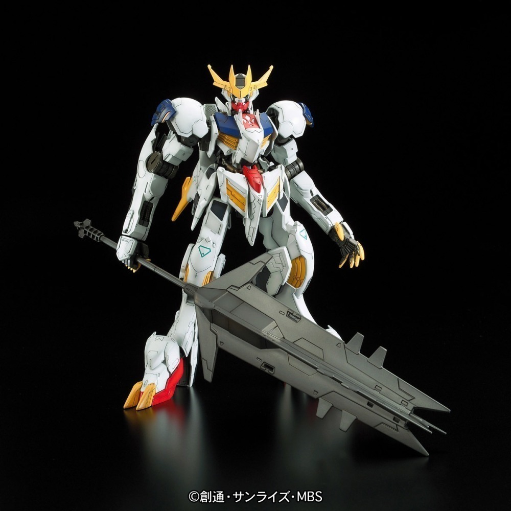 萬代 鐵血的孤兒 HG FM 1/100 IBO 03 獵魔鋼彈 天狼王 天狼座 鐵華團 鋼彈骨架 Barbatos-細節圖2