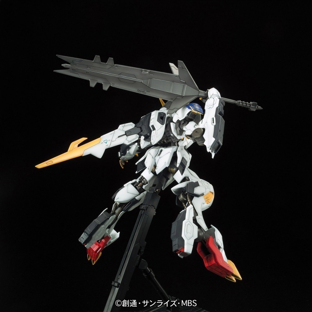 萬代 鐵血的孤兒 HG FM 1/100 IBO 03 獵魔鋼彈 天狼王 天狼座 鐵華團 鋼彈骨架 Barbatos-細節圖8