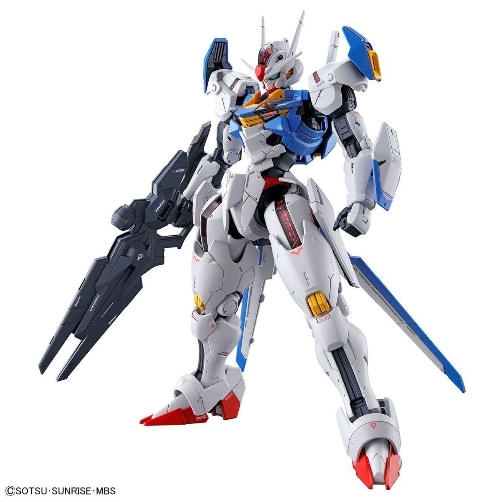 套組合售 萬代 水星的魔女 FM FULL 1/100 風靈鋼彈 風靈 蘇萊塔 GUND子機 Aerial 武裝展示架-細節圖5