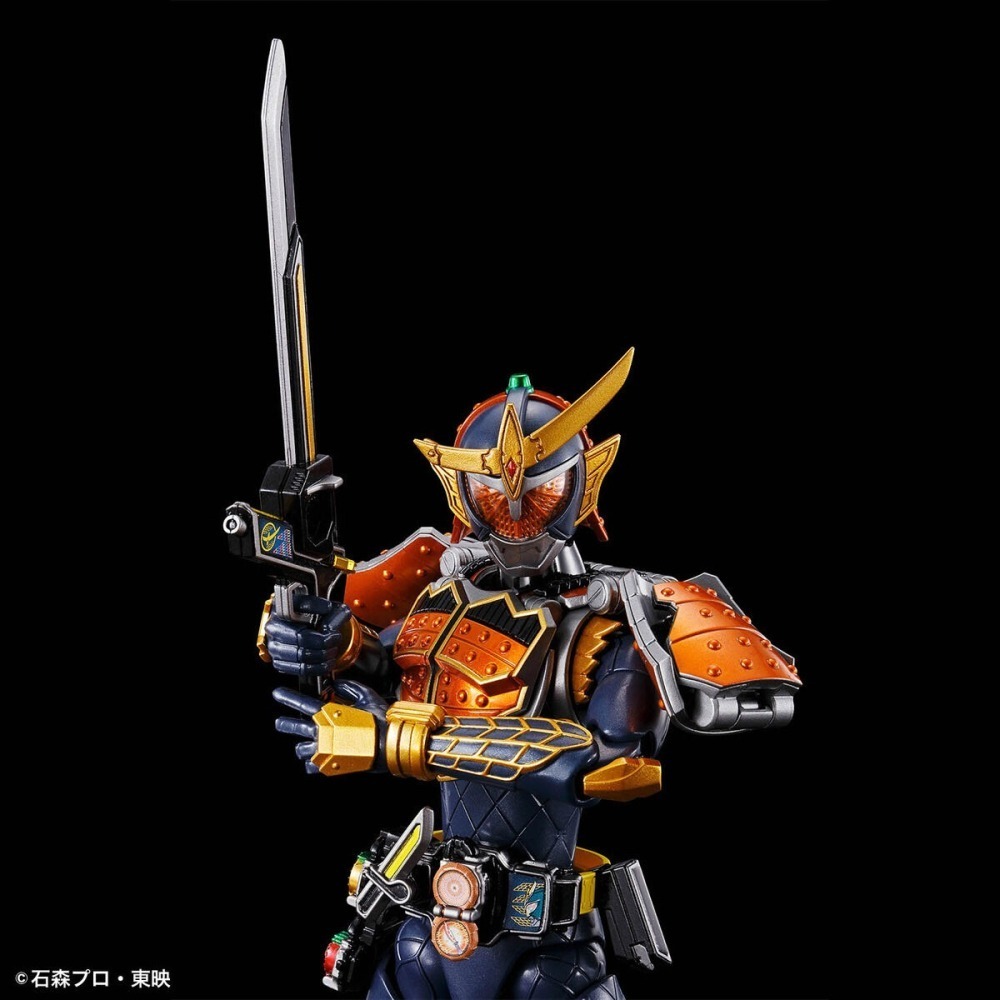 萬代 Figure-rise Standard FRS 假面騎士 鎧武 柳橙鎧甲 無雙軍刀 大橙丸 橘色電鍍-細節圖4