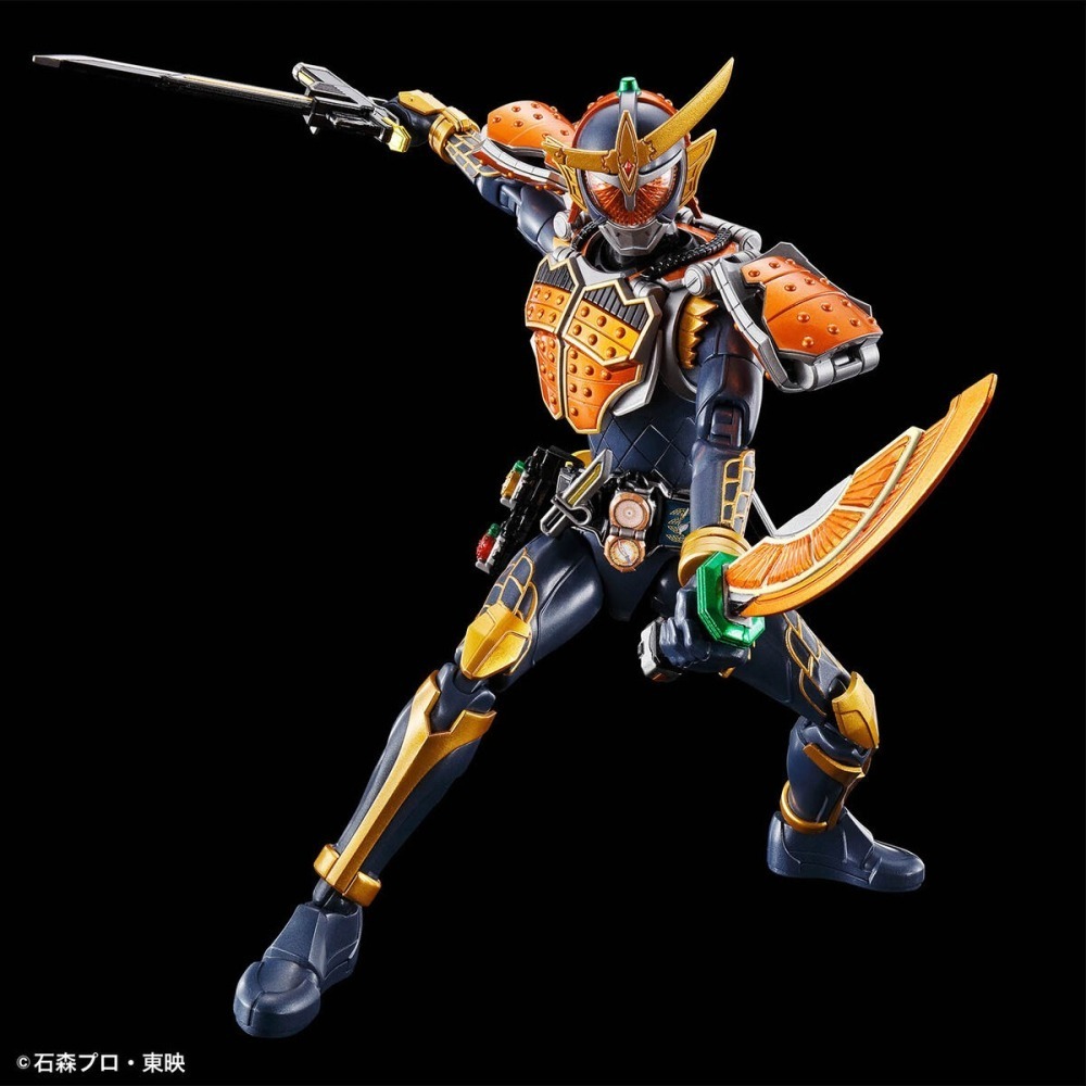 萬代 Figure-rise Standard FRS 假面騎士 鎧武 柳橙鎧甲 無雙軍刀 大橙丸 橘色電鍍-細節圖6