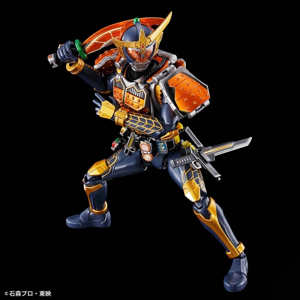 萬代 Figure-rise Standard FRS 假面騎士 鎧武 柳橙鎧甲 無雙軍刀 大橙丸 橘色電鍍-細節圖7