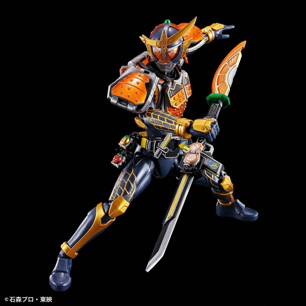 萬代 Figure-rise Standard FRS 假面騎士 鎧武 柳橙鎧甲 無雙軍刀 大橙丸 橘色電鍍-細節圖8