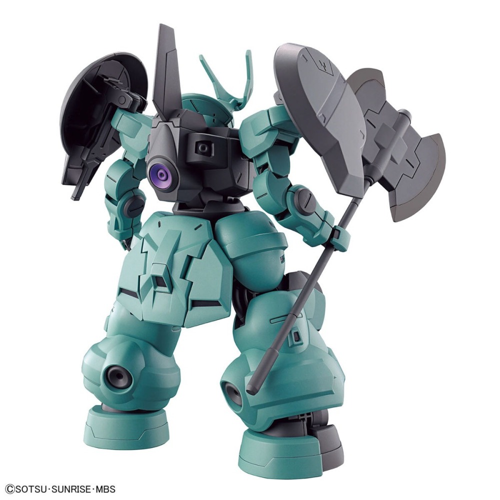 萬代 水星的魔女 HG 1/144 05 迪蘭薩 一般機 量產機 勞達專用機 綠色迪蘭薩 綠迪蘭薩 Dilanza-細節圖7