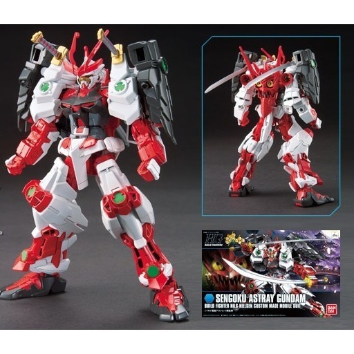 萬代 鋼彈創鬥者 HG HGBF 1/144 戰國異端頑駄無 戰國異端 紅異端 異端鋼彈 Sengoku Astray-細節圖5