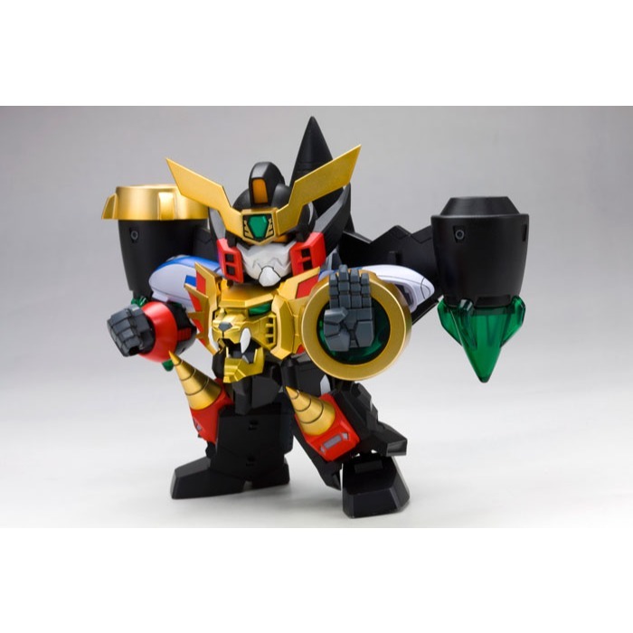 海外限定 壽屋 D-Style 勇者王 我王凱牙 加里歐 獅子王 高魯帝鐵鎚 電鍍金 金色 GaoGaiGar-細節圖9