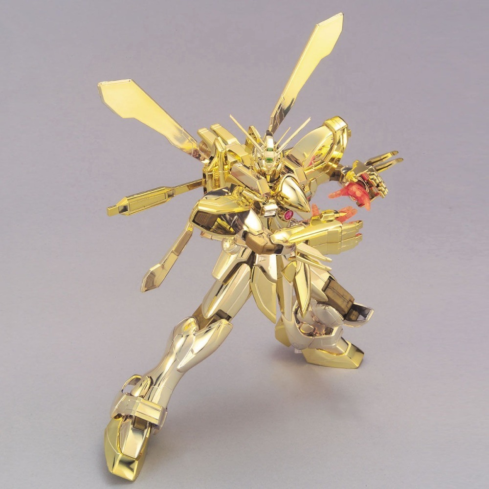 萬代 鋼彈G 機動武鬥傳 MG 1/100 神威鋼彈 神鋼彈 天王鋼彈 宗師鋼彈 電鍍版 明鏡止水 Hyper Mode-細節圖5
