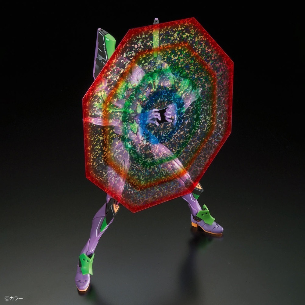 萬代 新世紀福音戰士 RG 初號機 1號機 一號機 EVA-01 EVA DX 輸送台 整備架 泛用人型決戰兵器-細節圖7